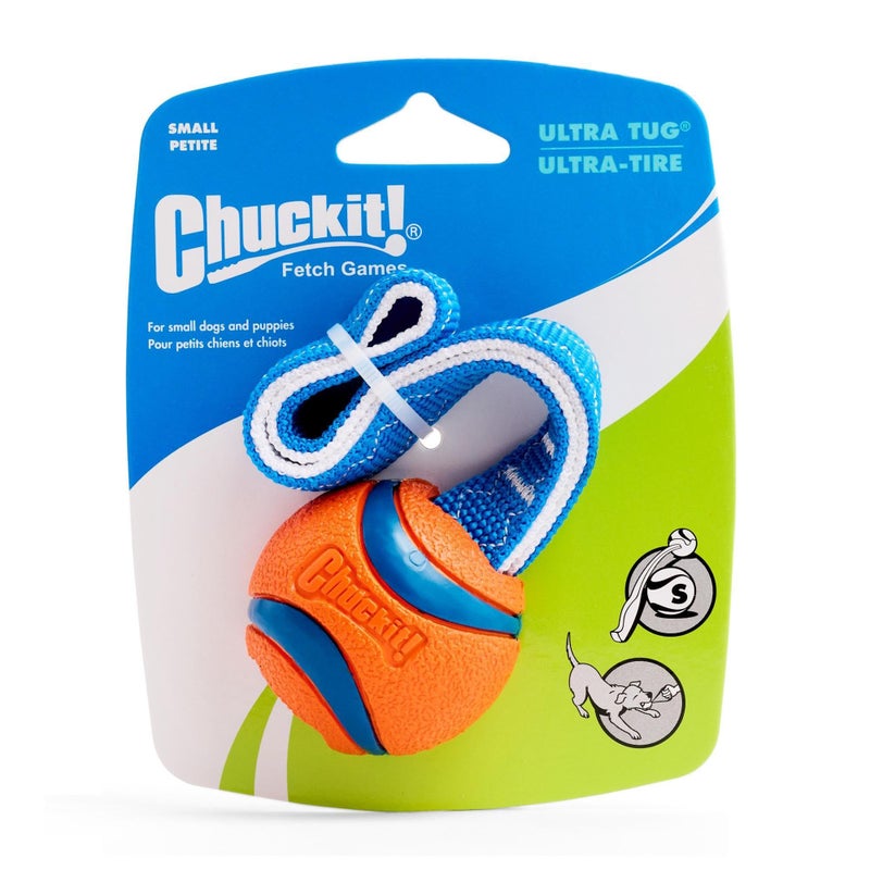 Chuckit! Ultra Tug Dog Toy, Small Fetch and Dog Ball Tug Toy for Dogs 0-20 Pounds - Image 2